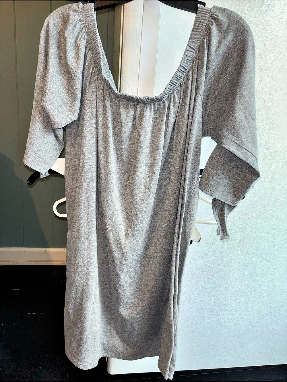 Kristin Nicole Gray Maxi Dress Like New